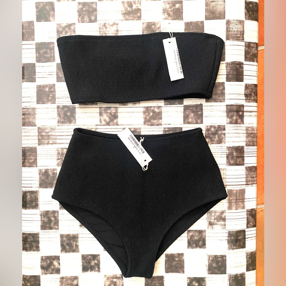 NWT -Wanderlust Bikini Bathing Suit Set 2 piece / black / BRAND NEW / NEVER WORN